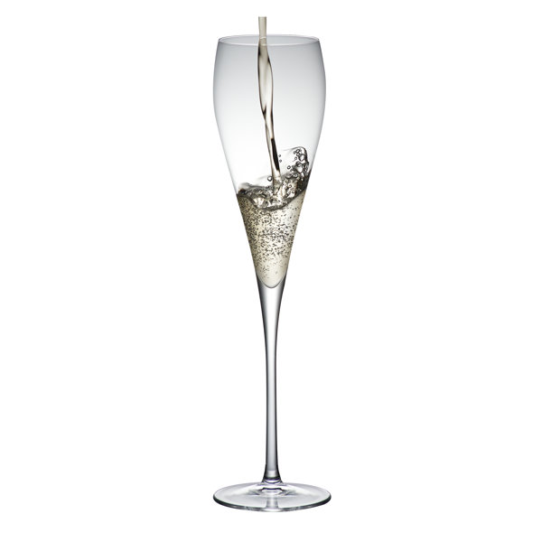 RONA Grace 28 Champagne 9.5 oz. Crystal Flute & Reviews Wayfair